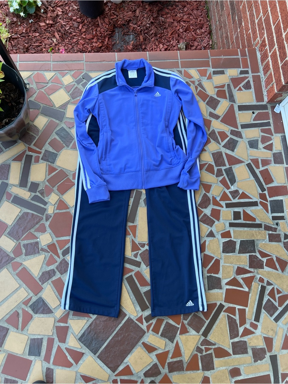 Vintage Y2K 2003 Blue Adidas Tracksuit